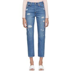 Levi's Wedgie Icon Fit Jeans Distressed Partner In Crime High Rise 22861-0024 24